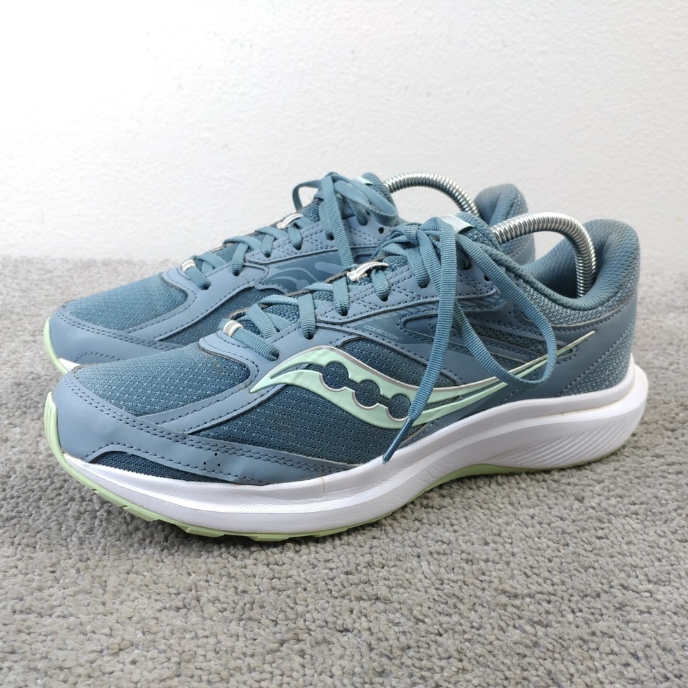 Saucony Cohesion 17 Womens Size 10 Running Shoes Blue Sneakers S10943-203